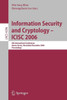 Information Security and Cryptology - Icisc 2006: 9th International Conference, Busan, Korea, November 30 - December 1, 2006, Proceedings