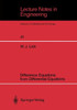 Difference Equations from Differential Equations