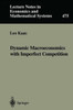 Dynamic Macroeconomics with Imperfect Competition