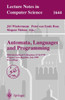 Automata, Languages and Programming: 26th International Colloquium, Icalp'99, Prague, Czech Republic, July 11-15, 1999 Proceedings