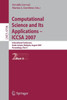 Computational Science and Its Applications - ICCSA 2007: International Conference, Kuala Lumpur, Malaysia, August 26-29, 2007 Proceedings, Part II