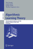 Algorithmic Learning Theory: 19th International Conference, Alt 2008, Budapest, Hungary, October 13-16, 2008, Proceedings
