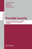 Provable Security: Second International Conference, Provsec 2008, Shanghai, China, October 30 - November 1, 2008. Proceedings