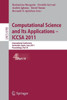 Computational Science and Its Applications - ICCSA 2011: International Conference, Santander, Spain, June 20-23, 2011. Proceedings, Part IV