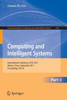 Computing and Intelligent Systems, Part 3: International Conference, ICCIC 2011, Wuhan, China, September 17-18, 2011, Proceedings, Part III