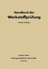 Die PrÃ¼fung Der Metallischen Werkstoffe