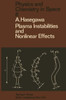 Plasma Instabilities and Nonlinear Effects