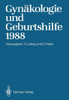 Gynäkologie Und Geburtshilfe 1988