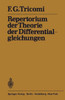 Repertorium Der Theorie Der Differentialgleichungen