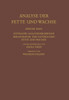 Analyse Der Fette Und Wachse: Zweiter Band Systematik - Analysenergebnisse Bibliographie Der NatÃ¼rlichen Fette Und Wachse