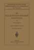 Die RelativitÃ¤tstheorie Einsteins Und Ihre Physikalischen Grundlagen: Elementar Dargestellt