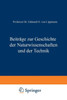 BeitrÃ¤ge Zur Geschichte Der Naturwissenschaften Und Der Technik