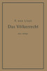 Das Völkerrecht: Systematisch Dargestellt