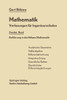 EinfÃ¼hrung in Die HÃ¶here Mathematik: Mathematik