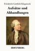 AufsÃ¤tze und Abhandlungen