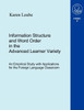 Information Structure and Word Order in the Advanced Learner Variety ...