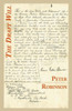 The Draft Will: Prose Poems & Memoirs