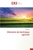 ElÃ©ments de technique agricole