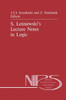 S. Leśniewski's Lecture Notes in Logic