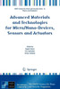 Advanced Materials and Technologies for Micro/Nano-Devices, Sensors and Actuators