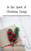 In the Spirit of Christmas Giving