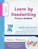 Handwriting Practice Workbook - United States of America, States and Capitals - Print, Level 2: Learn by Handwriting - Children and Adults - USSP2PE