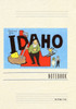 Vintage Lined Notebook Greetings from Idaho, Cartoon