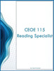 CEOE 115 Reading Specialist