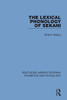 The Lexical Phonology of Sekani (Routledge Library Editions: Phonetics and Phonology)