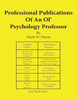 Professional Publications of an Ol' Psychology Professor