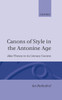 Canons of Style in the Antonine Age: Idea-Theory and Its Literary Context
