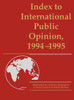 Index to International Public Opinion, 1994-1995