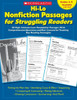 Hi-Lo Nonfiction Passages for Struggling Readers: Grades 4-5: 80 High-Interest/Low-Readability Passages with Comprehension Questions and Mini-Lessons