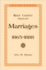 Kent County, Maryland Marriages, 1865-1888