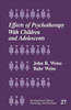 Effects of Psychotherapy with Children and Adolescents