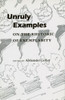 Unruly Examples: On the Rhetoric of Exemplarity