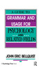 A Guide To Grammar and Usage for Psychology and Related Fields