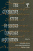 The Generative Study of Second Language Acquisition
