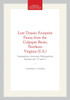 Late Triassic Footprint Fauna from the Culpeper Basin, Northern Virginia (U.S.): Transactions, American Philosophical Society (Vol. 77, Part 1)