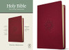 NLT Thinline Reference Holy Bible (Red Letter, LeatherLike, Aurora Cranberry): Includes Free Access to the Filament Bible App Delivering Study Notes, Devotionals, Worship Music, and Video