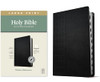 NLT Large Print Thinline Reference Holy Bible (Red Letter, LeatherLike, Cross Grip Black, Indexed): Includes Free Access to the Filament Bible App ... Notes, Devotionals, Worship Music, and Video