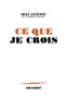 Ce que je crois