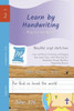 Handwriting Practice Workbook - Bible Verses - John 3: 16 - NIV - Print, Level 3: Learn by Handwriting . Adults and Children - Companion Size - BVJP3L