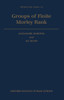 Groups of Finite Morley Rank