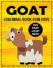 Goat Coloring Book for Kids plus Bonus Activity Pages: Cute Animal Coloring Book for Girls and Boys