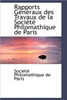 Rapports G N Raux Des Travaux de La Soci T Philomathique de Paris
