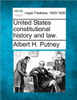 United States constitutional history and law.