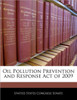 Oil Pollution Prevention and Response Act of 2009