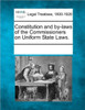 Constitution and By-Laws of the Commissioners on Uniform State Laws.
