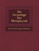 Die Grundz GE Der Metaphysik